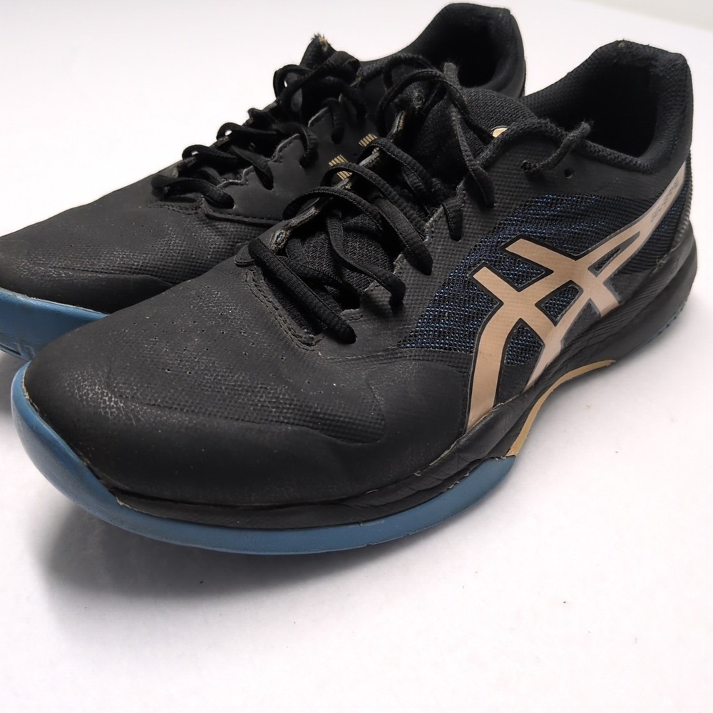 Asics Gel-Game 7 Tennis Shoes 1041A042 Men's Size 11 Black Pickleball Running